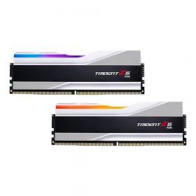 32GB (16GBx2) DDR5 6000MHz RAM (หน่วยความจำ) G.SKILL TRIDENT Z5 RGB (METALLIC SILVER) (F5-6000J3636F16GX2-TZ5RS)