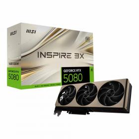 VGA (การ์ดแสดงผล) MSI GEFORCE RTX 5080 16G INSPIRE 3X OC - 16GB GDDR7