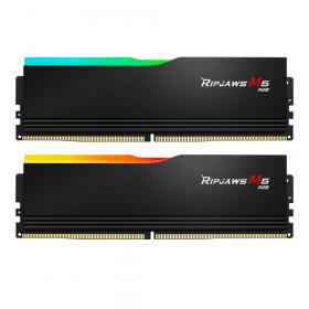 48GB (24GBx2) DDR5 5200MHz RAM (หน่วยความจำ) G.SKILL RIPJAWS M5 RGB (INTEL XMP) (BLACK) (F5-5200J4040A24GX2-RM5RK)