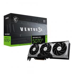 VGA (การ์ดแสดงผล) MSI GEFORCE RTX 5070 TI 16G VENTUS 3X OC - 16GB GDDR7