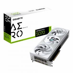 VGA (การ์ดแสดงผล) GIGABYTE GEFORCE RTX 5070 AERO OC 12G - 12GB GDDR7