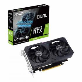 VGA (การ์ดแสดงผล) ASUS DUAL GEFORCE RTX 3050 V2 OC EDITION 8GB GDDR6