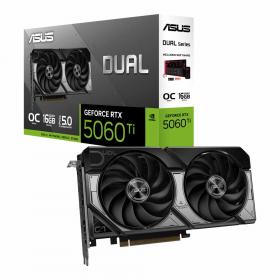 VGA (การ์ดแสดงผล) ASUS DUAL GEFORCE RTX 5060 TI 16GB GDDR7 OC EDITION (DUAL-RTX5060TI-O16G)