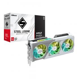 VGA (การ์ดแสดงผล) ASROCK AMD RADEON RX 9060 XT STEEL LEGEND 16GB OC - 16GB GDDR6 (RX9060XT SL 16GO)