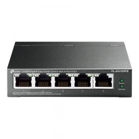 SWITCH (สวิตช์) TP-LINK TL-SG105PE 5-PORT GIGABIT EASY SMART SWITCH WITH 4-PORT PoE+