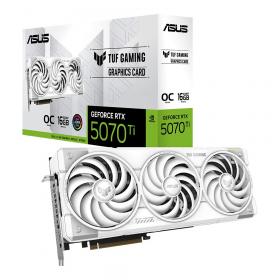 VGA (การ์ดแสดงผล) ASUS TUF GAMING GEFORCE RTX 5070 TI 16GB GDDR7 WHITE OC EDITION
