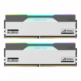 48GB (24GBx2) DDR5 7200MHz RAM (หน่วยความจำ) KLEVV CRAS V RGB ROG CERTIFIED AMD EXPO INTEL XMP CL34 - WHITE