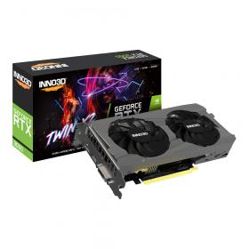 VGA (การ์ดแสดงผล) INNO3D GEFORCE RTX 3050 6GB TWIN X2 V2 - 6GB GDDR6 (N30502-06D6-1880VA60)