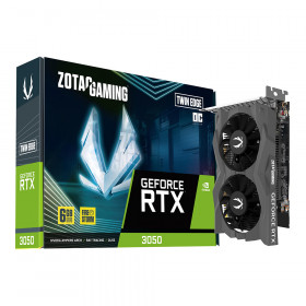VGA (การ์ดแสดงผล) ZOTAC GAMING GEFORCE RTX 3050 6GB GDDR6 TWIN EDGE OC - ZT-A30510H-10L
