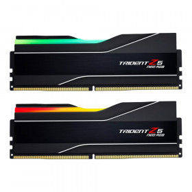 32GB (16GBx2) DDR5 6000MHz RAM (หน่วยความจำ) G.SKILL TRIDENT Z5 NEO RGB - AMD EXPO INTEL XMP CL32 MATTE BLACK F5-6000J3238F16GX2-TZ5NR