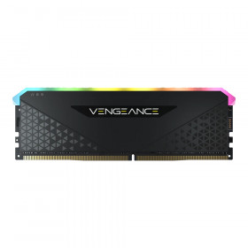 8GB (8GBx1) DDR4 3200MHz RAM (หน่วยความจำ) CORSAIR VENGEANCE RGB RS DDR4 - INTEL XMP CL16 BLACK CMG8GX4M1E3200C16