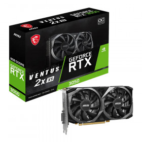 VGA (การ์ดแสดงผล) MSI GEFORCE RTX 3050 VENTUS 2X XS 8G OC - 8GB GDDR6