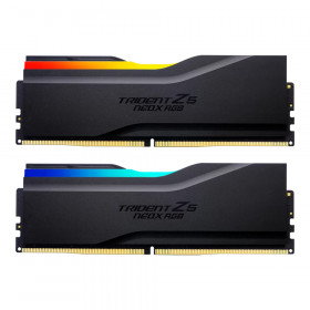 32GB (16GBx2) DDR5 6000MHz RAM (หน่วยความจำ) G.SKILL TRIDENT Z5 NEOX RGB DDR5 - AMD EXPO ULL / AMD EXPO CL26 MATTE BLACK F5-6000A2636H16GX2-TZ5NXRK