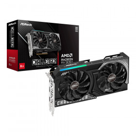 VGA (การ์ดแสดงผล) ASROCK AMD RADEON RX 9050 CHALLENGER 8GB - 8GB GDDR6 RX9050 CL 8G